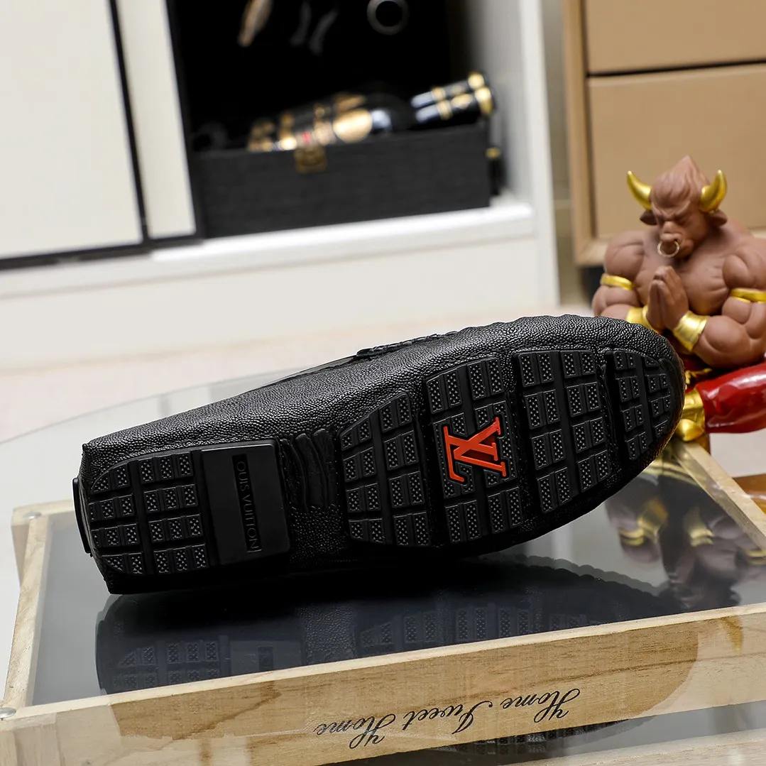 Men's shoes 💰360 💰 LV Louis Vuitton's top-quality Peaches men's shoes 💯Original copy of the official website, the upper is made of imported official website 1:1 material ❌Italian 🇮🇹 cowhide surface, imported pigskin lining. It’s definitely not made with ordinary craftsmanship, it’s the model used by celebrities! The factory’s craftsmanship is designed to create the most perfect shoes for trendy men! Colors available! 38-45 yards